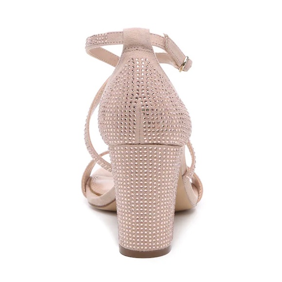 Kelly and Katie Paloona Rhinestone Sandal Heels- Size 7 - Picture 4 of 10